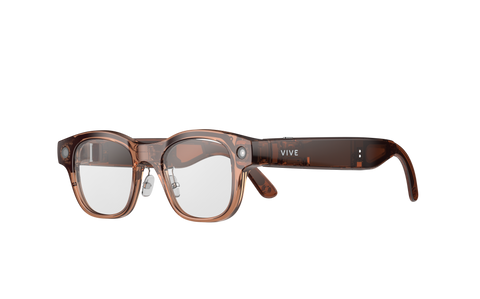 Vive Eagle Square Clear Lens (Coffee)