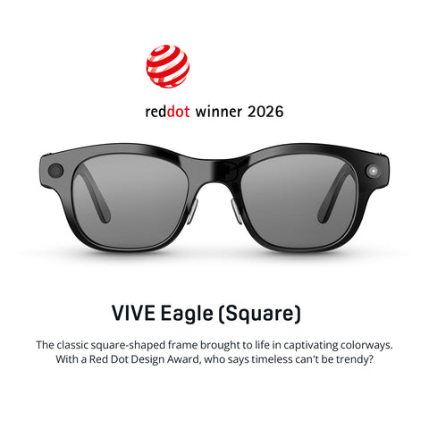 Vive Eagle Square Clear Lens (Black)